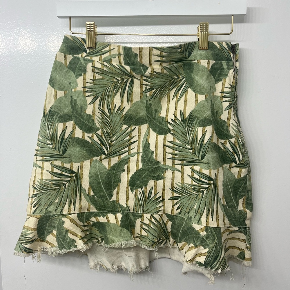 Show Me Your Mumu Bamboo Green Skirt